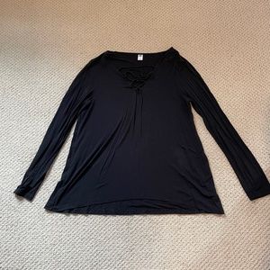 Black Top with Cutout